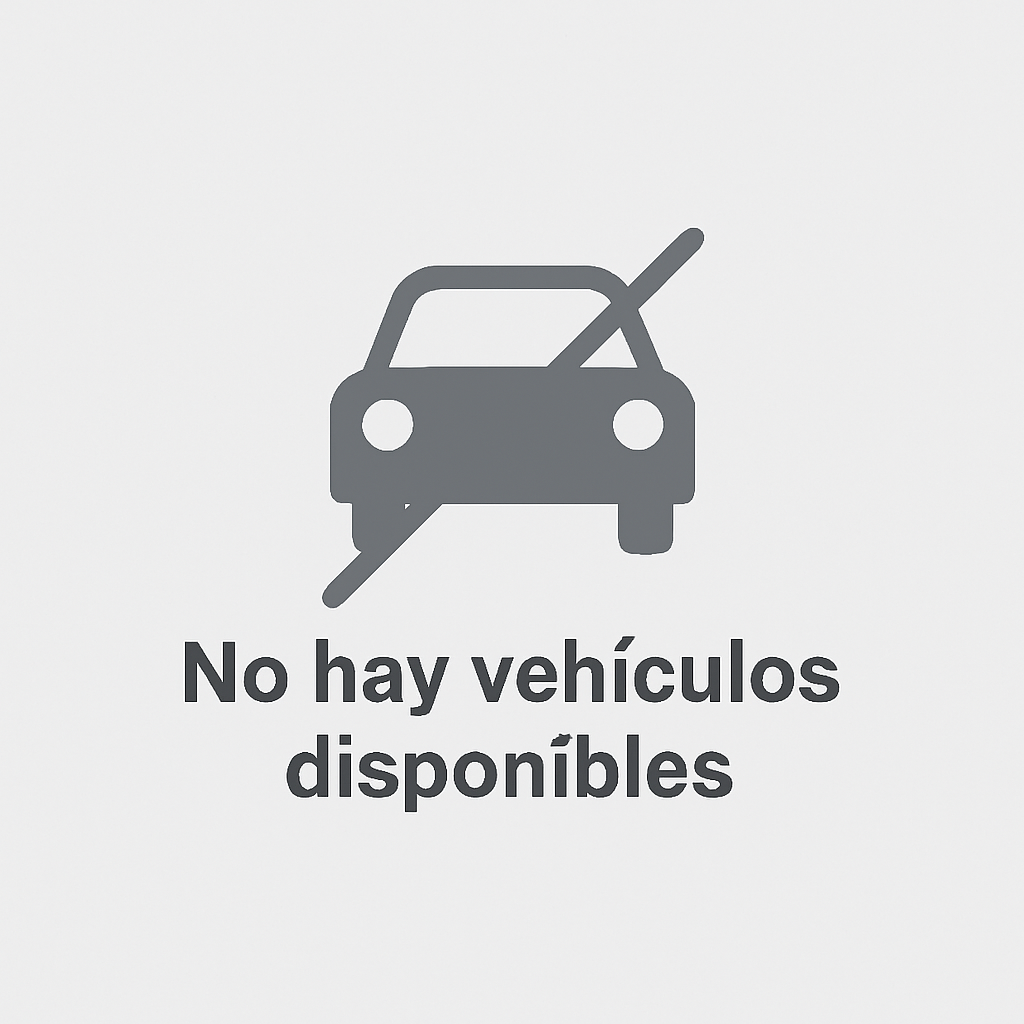 No hay vehículos disponibles